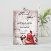 4.5x6.25 Carte de remerciements Bois de campagne c (Debout devant)