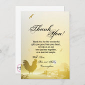 4.5x6.25 Hartelijk dank voor uw kaart - Zonneochte (Voorkant / Achterkant)