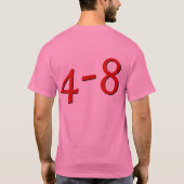 4-8 T-shirt (roze) (Achterkant)