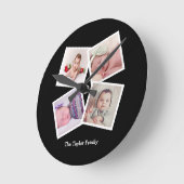 4 Aangepast fotocollage Ronde Klok (Hoek)