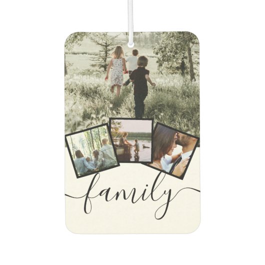 4 Aangepaste foto-inkuilreeks Luchtverfrisser (Voorkant)