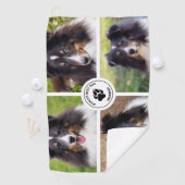 4 Aangepaste foto's voor selectieve foto's Sjabloo Golfhanddoek (Insitu)