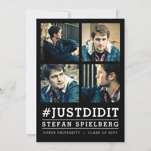 4 Aankondiging van foto-Afstuderen installeren (Voorkant)