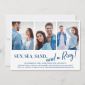 4 Aankondiging van Photo Sun Zee Sand Verloving (Voorkant)