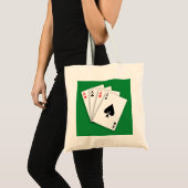 4 Aces Boodschappentas Tote Bag (Voorkant (product))