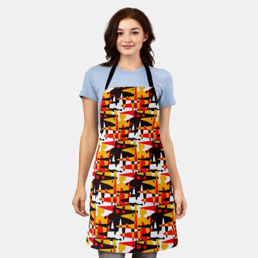 4 ans Tablier d'art tribal personnalisé (Porté)