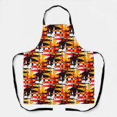 4 ans Tablier d'art tribal personnalisé (Recto)