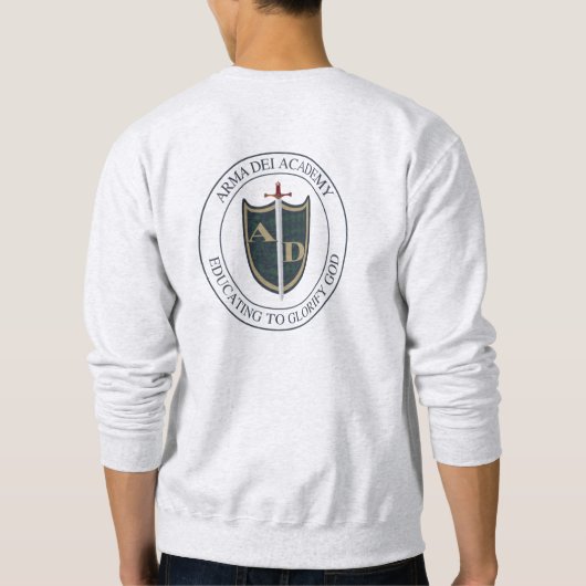 4. Arma Dei Academy Mannen Crew Neck: FINAL Trui (Achterkant)