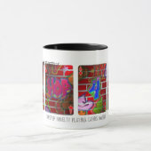 "4 AS" de TripStops 11 onces. tasses de graffiti (Centre)