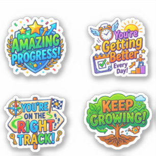 4+ autocollants de motivation pour les enfants (mo