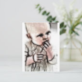 4 - Baby Dark Gear Briefkaart (Staand voorkant)