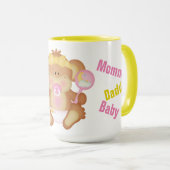 #4 Baby shower Cadeau Combo Mug (Devant droit)