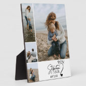 4 Best Stepmom Ever Custom Photo Collage  Fotoplaat (Zijkant)