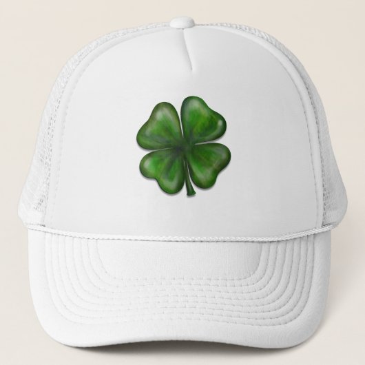 4 bladklaver trucker pet (Voorkant)