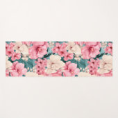 #4 Bloemen Patroon Yoga Mat (Voorkant (horizontaal))