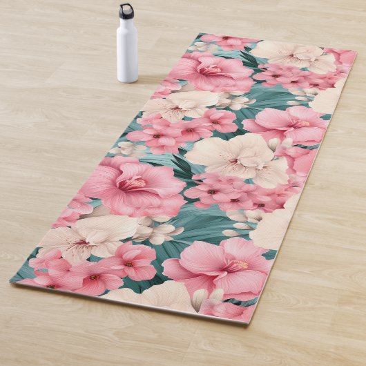 #4 Bloemen Patroon Yoga Mat (In situ)