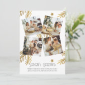 4 Bonnes Fêtes photo modèle de Noël (Debout devant)