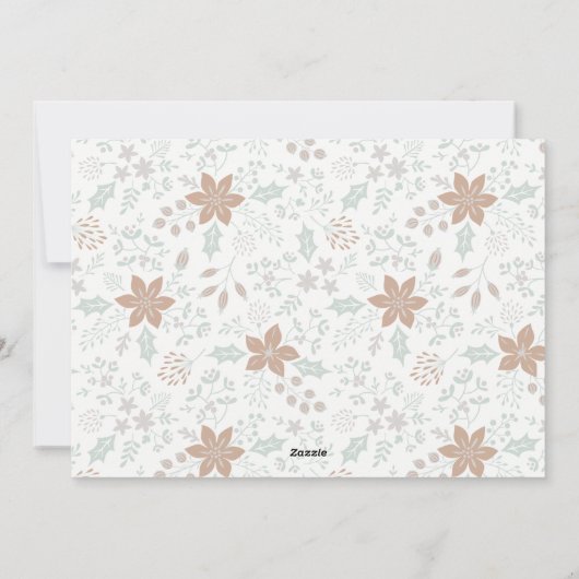 4 Carte de vacances de typographie (Dos)