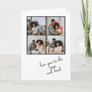 4 Carte personnalisée photo et texte