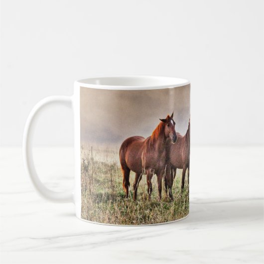 4 Chevaux dans la fosse - MUG (Gauche)