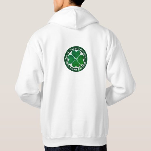 4 Clover feuille St. Patrick's Day Sweat - shirt à (Dos)