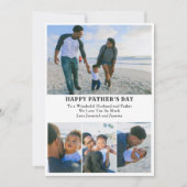 4 Collage de photos Ajouter un message Bonne carte (Devant)