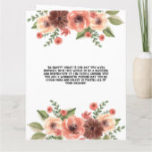 4 Costumize Foto's Gepersonaliseerde Script Verjaa Kaart (Achterkant)