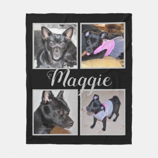 4 couverture personnalisable de chien d'ouatine de (Devant)