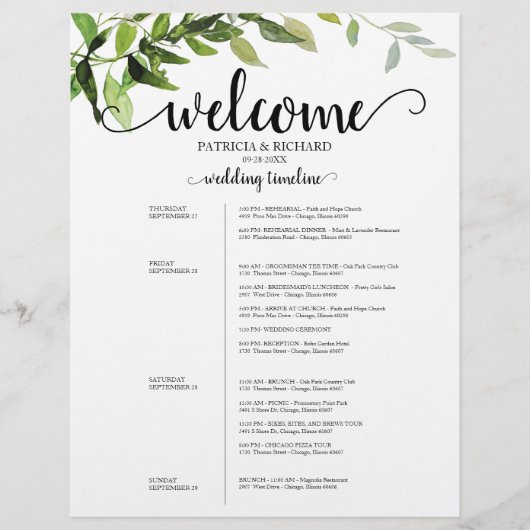 4 dagen Weddenschap rondreis Elegant Greenery (Voorkant)