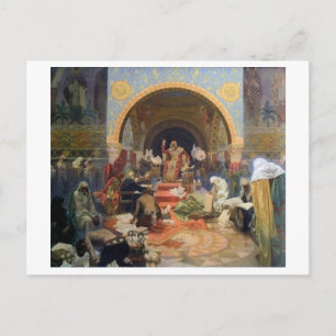 #4 De Bulgaarse Tsar Simeon, Mucha Briefkaart