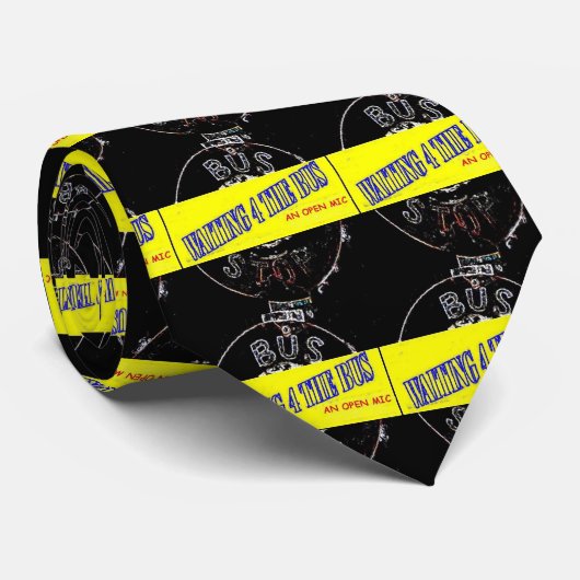 4 DE BUSNECKTIE WACHTEN STROPDAS (Opgerold)