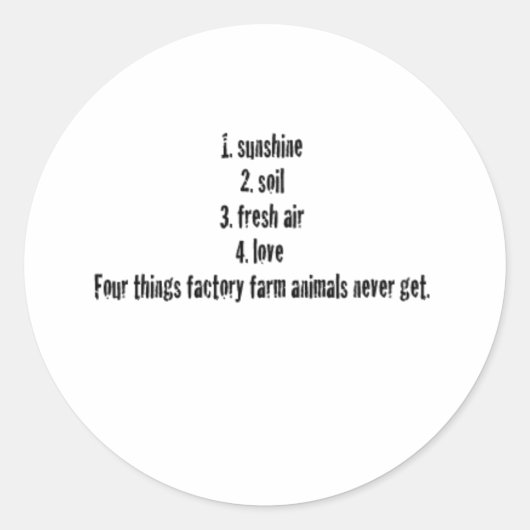 4 dingen ronde sticker (Voorkant)