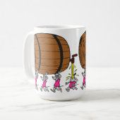 4 Drink muizen Koffiemok (Voorkant links)