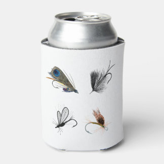 4 Droog Vist vliegen. Outdoorsmen Sportsmen Blikjeskoeler