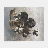 4 Duitse kortharige pointer kleuren Fleece Deken (Voorkant (Horizontaal))