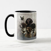 4 Duitse kortharige pointer kleuren Mok (Links)