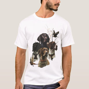 4 Duitse kortharige pointer kleuren T-shirt