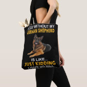 4 Een dag zonder mijn Duitse herder is als gewoon  Draagtas (Dichtbij)