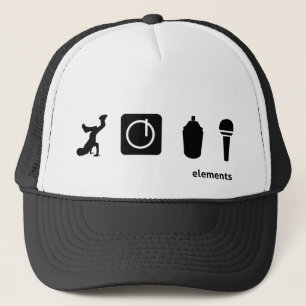 4 Elementen Trucker Pet