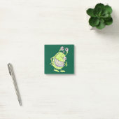 4 Eye Green Monster Alien cartoon Sticky Notes (Kantoor)