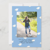 4 Faire-part de capot photo et invitation (Dos)