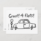 4 Flats Briefkaart (Voorkant / Achterkant)