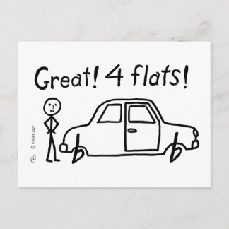4 Flats Briefkaart
