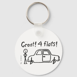 4 Flats Sleutelhanger