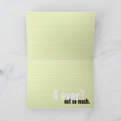 "4 fois ?" Carte de voeux BREAK-UP (Intérieur)