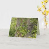 "4 fois ?" Carte de voeux BREAK-UP (Fleur jaune)