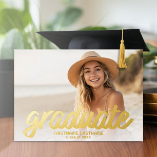4 Foto Aankondiging Graduation Party Uitnodiging