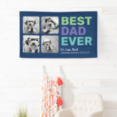 4 Foto Beste vader ooit - Whimsical Greep Spandoek (Insitu)