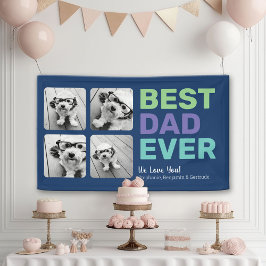 4 Foto Beste vader ooit - Whimsical Greep Spandoek