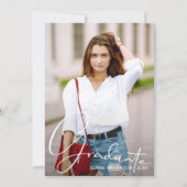 4 Foto Collage Afstuderen Crimson Aankondiging (Voorkant)